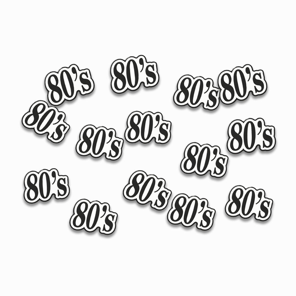 80's Metal Phone Sticker with 3M Sticky Backing - StickyPins