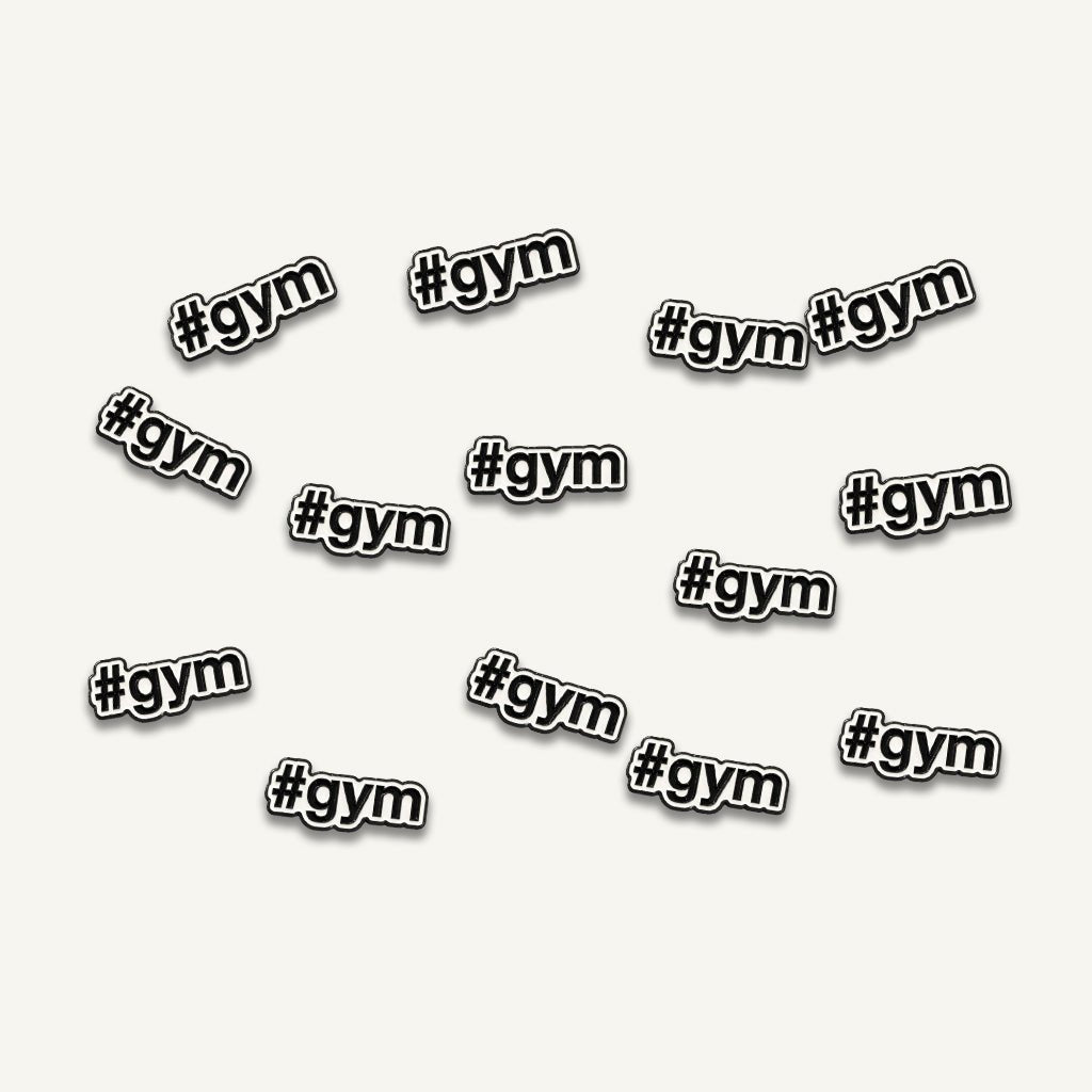 gym Metal Phone Sticker with 3M Sticky Backing - StickyPins