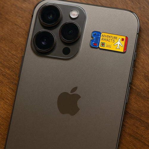 Adventure Awaits Metal Sticker With 3M Sticky Backing - StickyPins