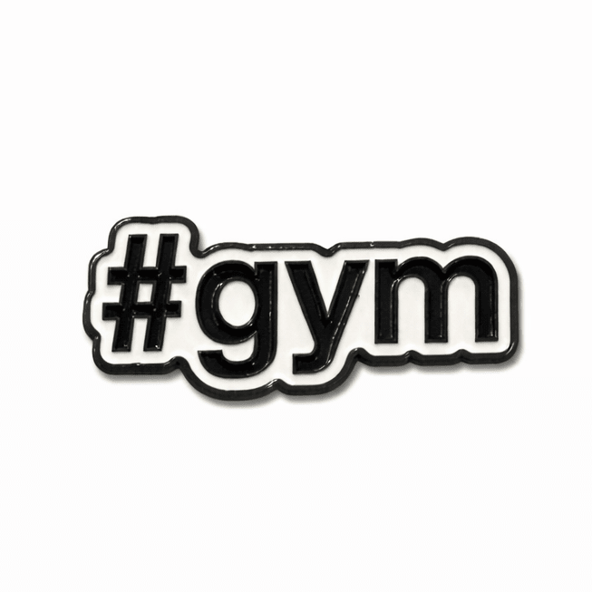 gym Metal Phone Sticker with 3M Sticky Backing - StickyPins